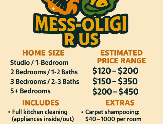 Move-in/Move -out cleaning services